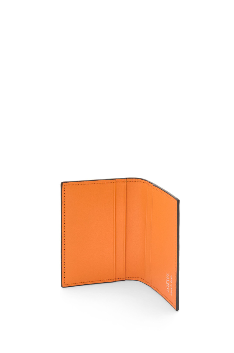 Slim bifold cardholder in shiny nappa calfskin 3