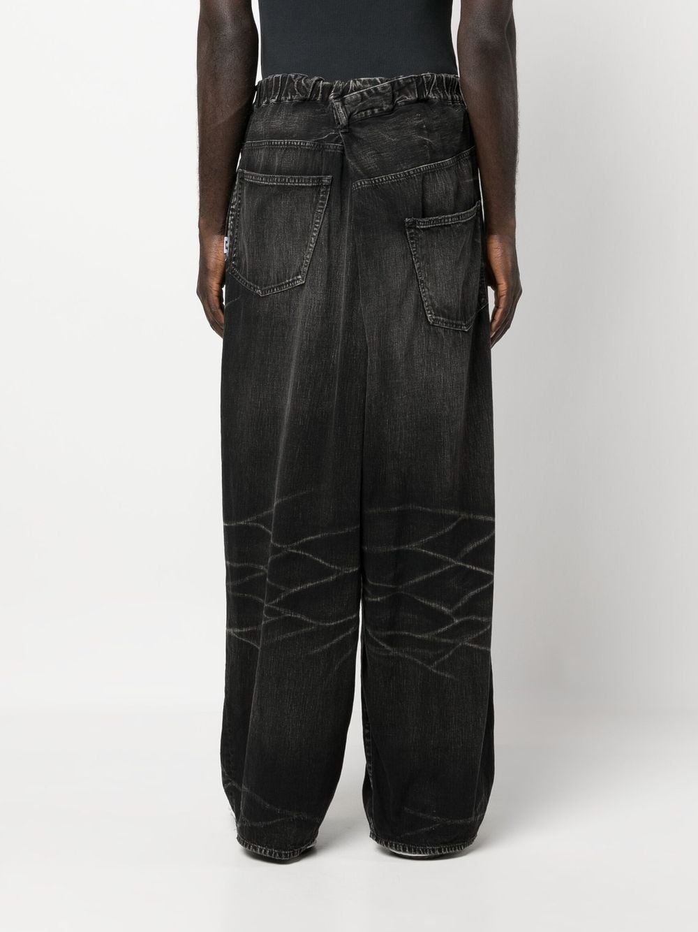 mid-rise wide-leg jeans - 7