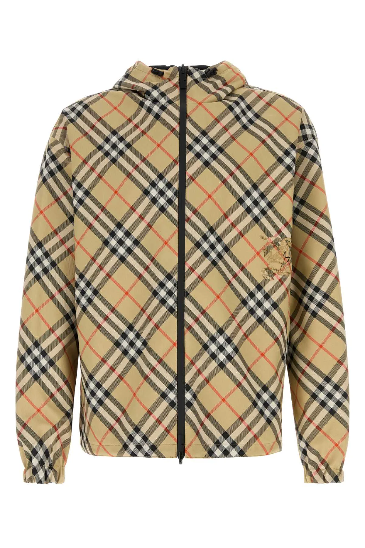 Burberry Men Embroidered Polyester Reversible Jacket - 1