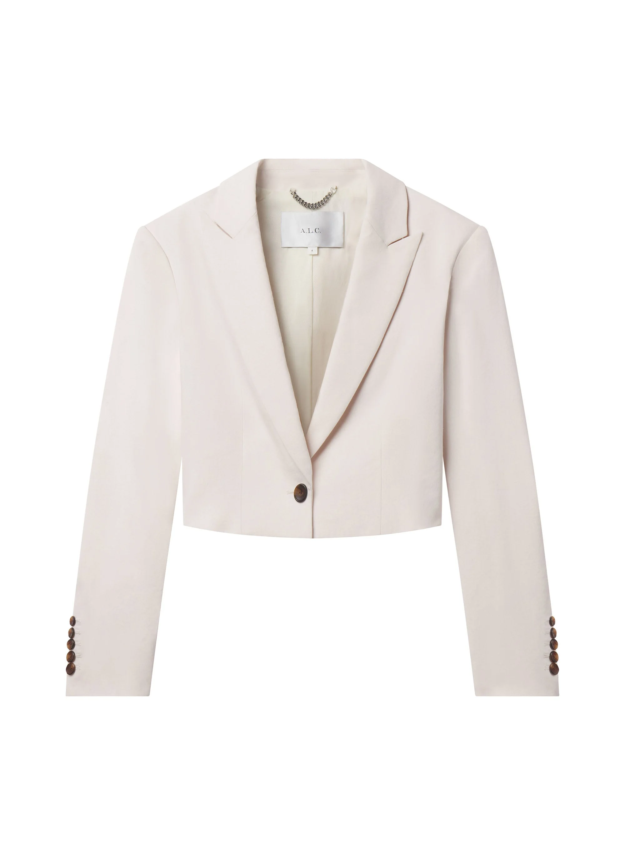Cam Cropped Linen Jacket - 1