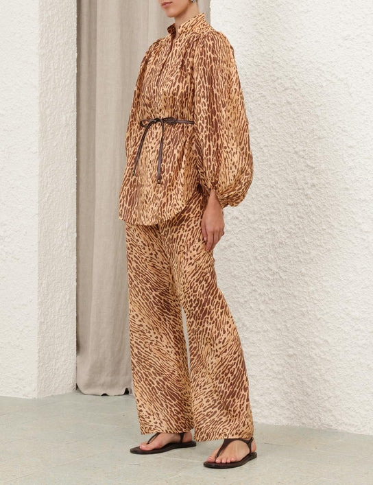 Cascadian Tunic Tan Leopard - 2