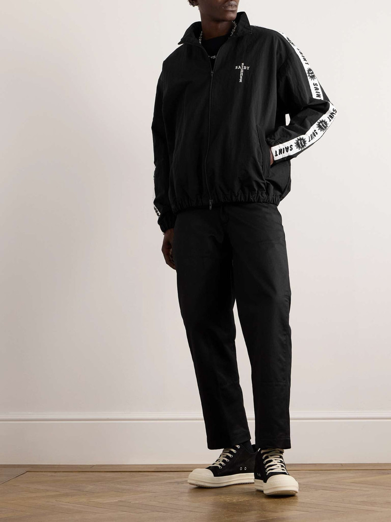 SAINT M×××××× Appliquéd Logo-Embroidered Shell Jacket outlook