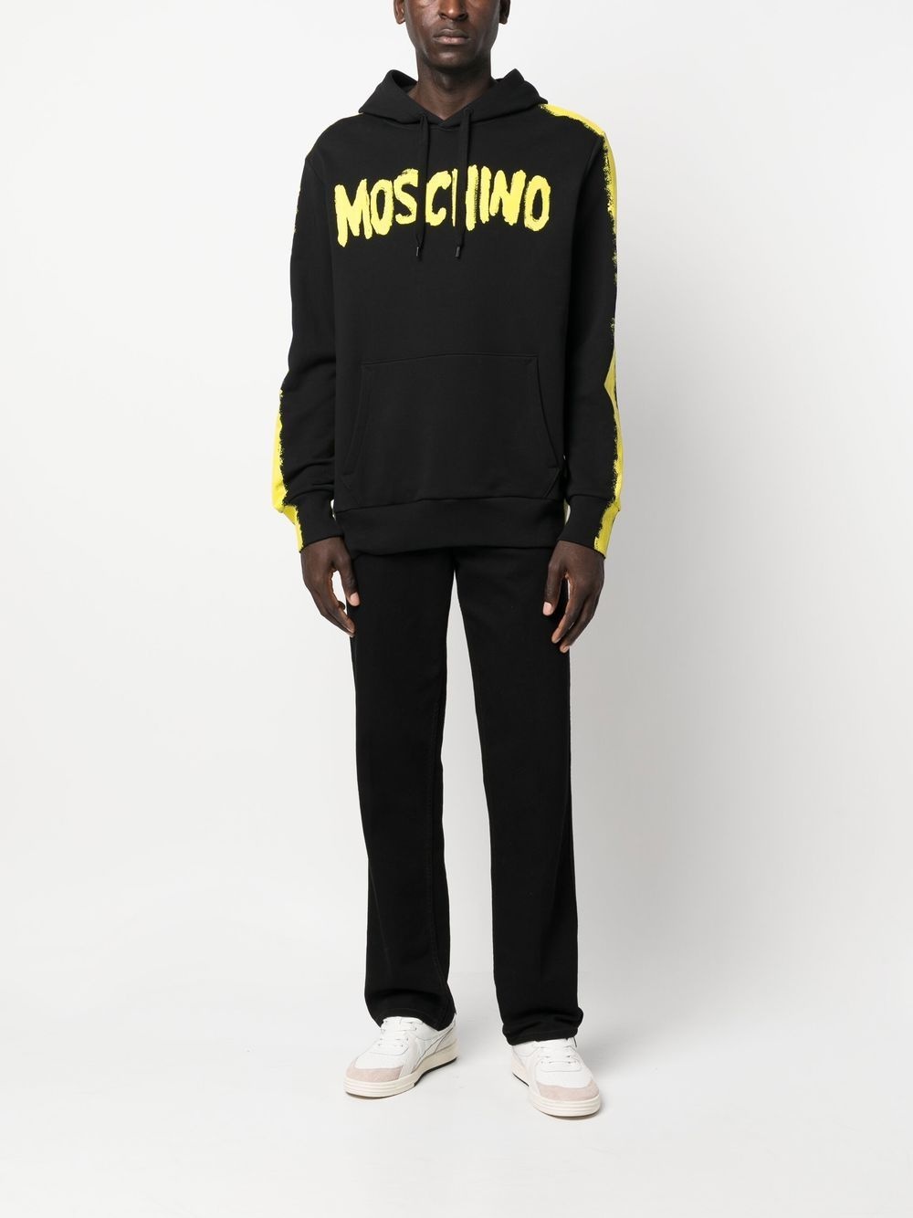 logo print pullover hoodie - 2