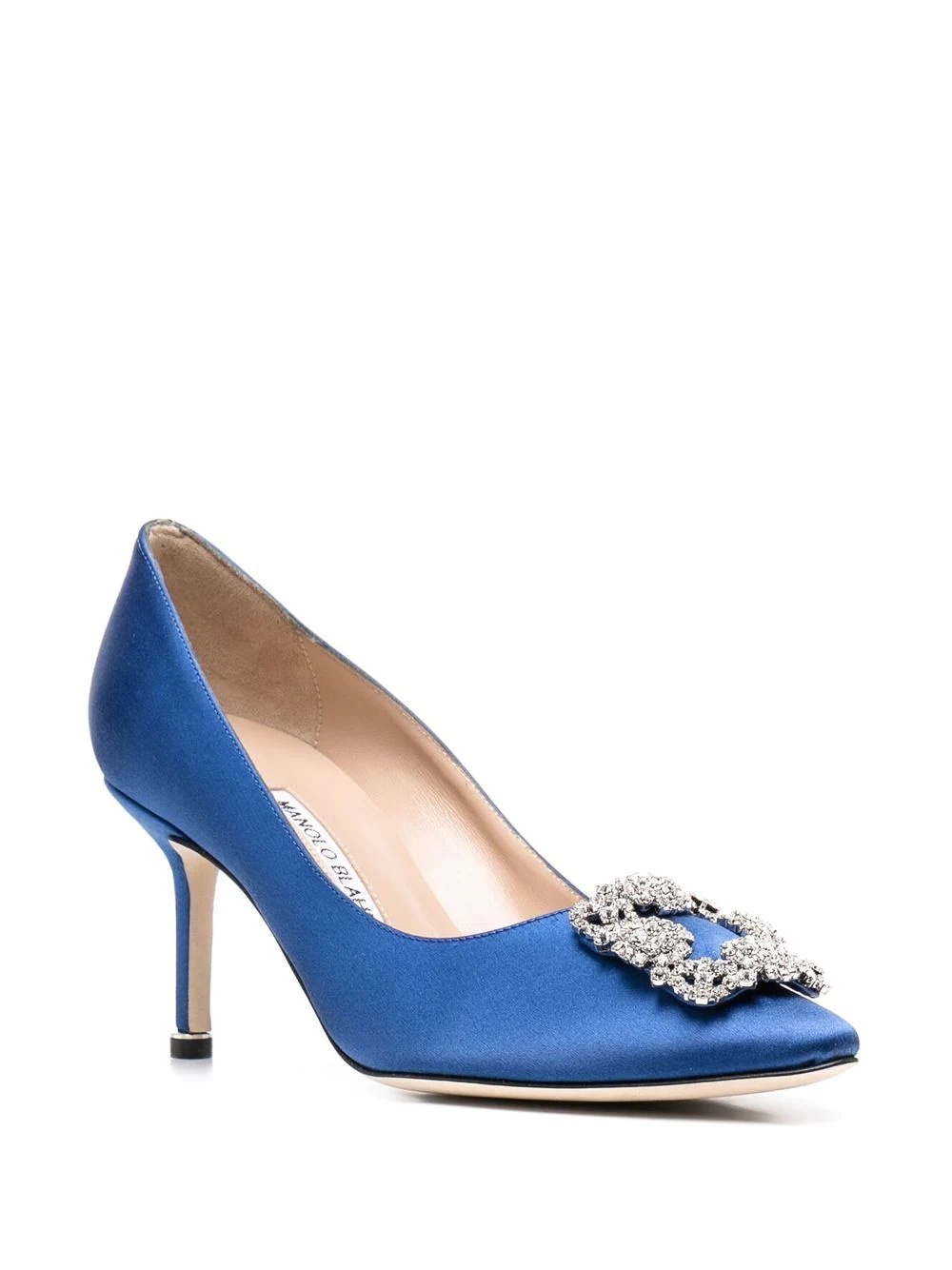 Hangisi 60mm crystal-buckle pumps - 2