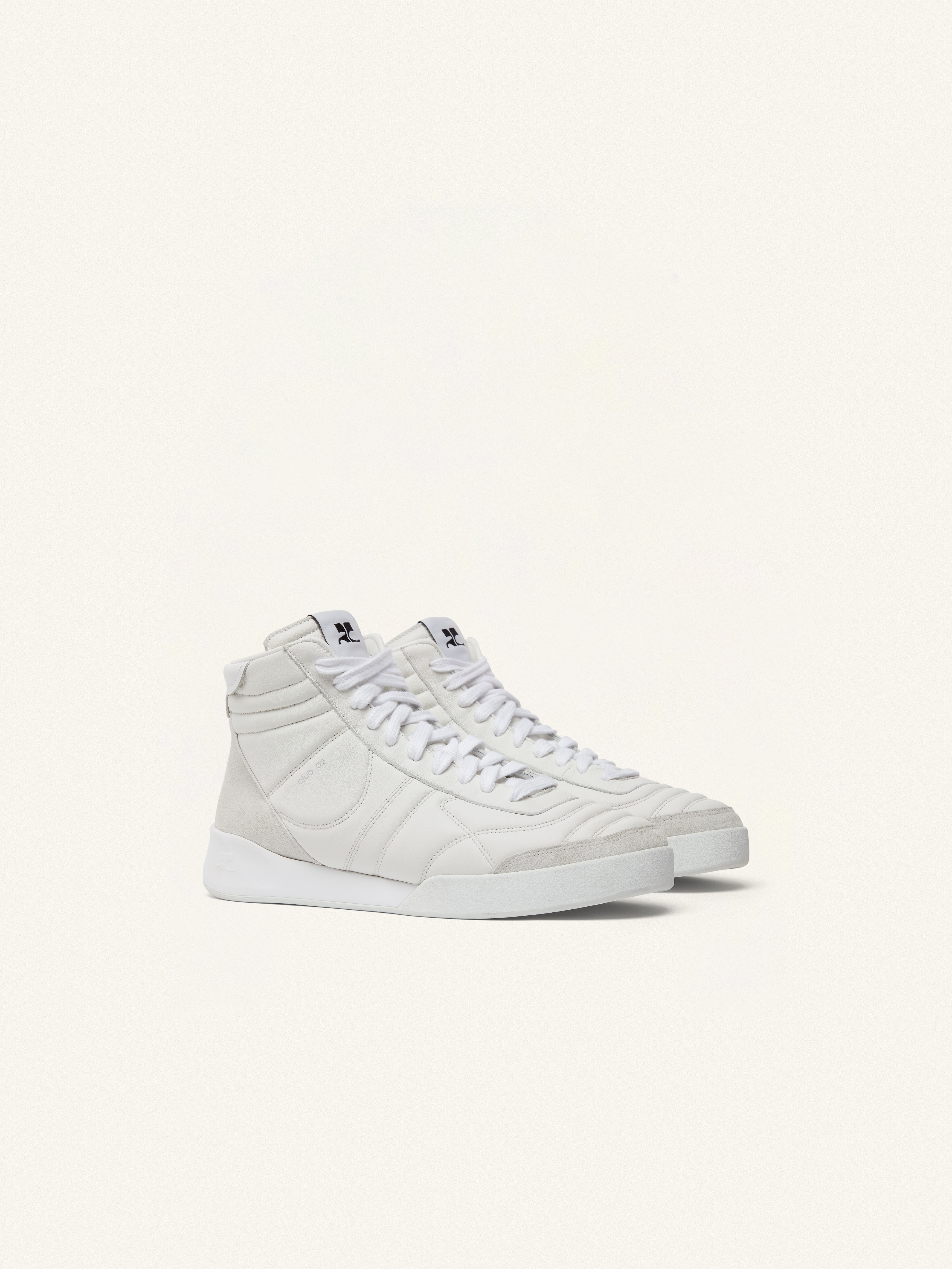 CLUB02 MID LEATHER SNEAKERS - 2