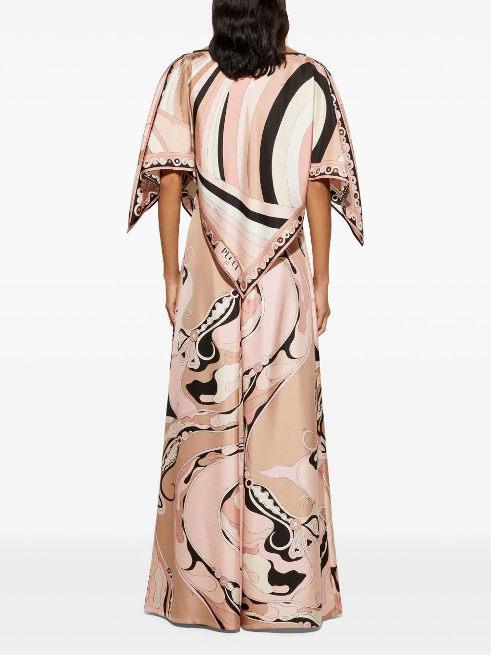 Orchidee-print pants - 4