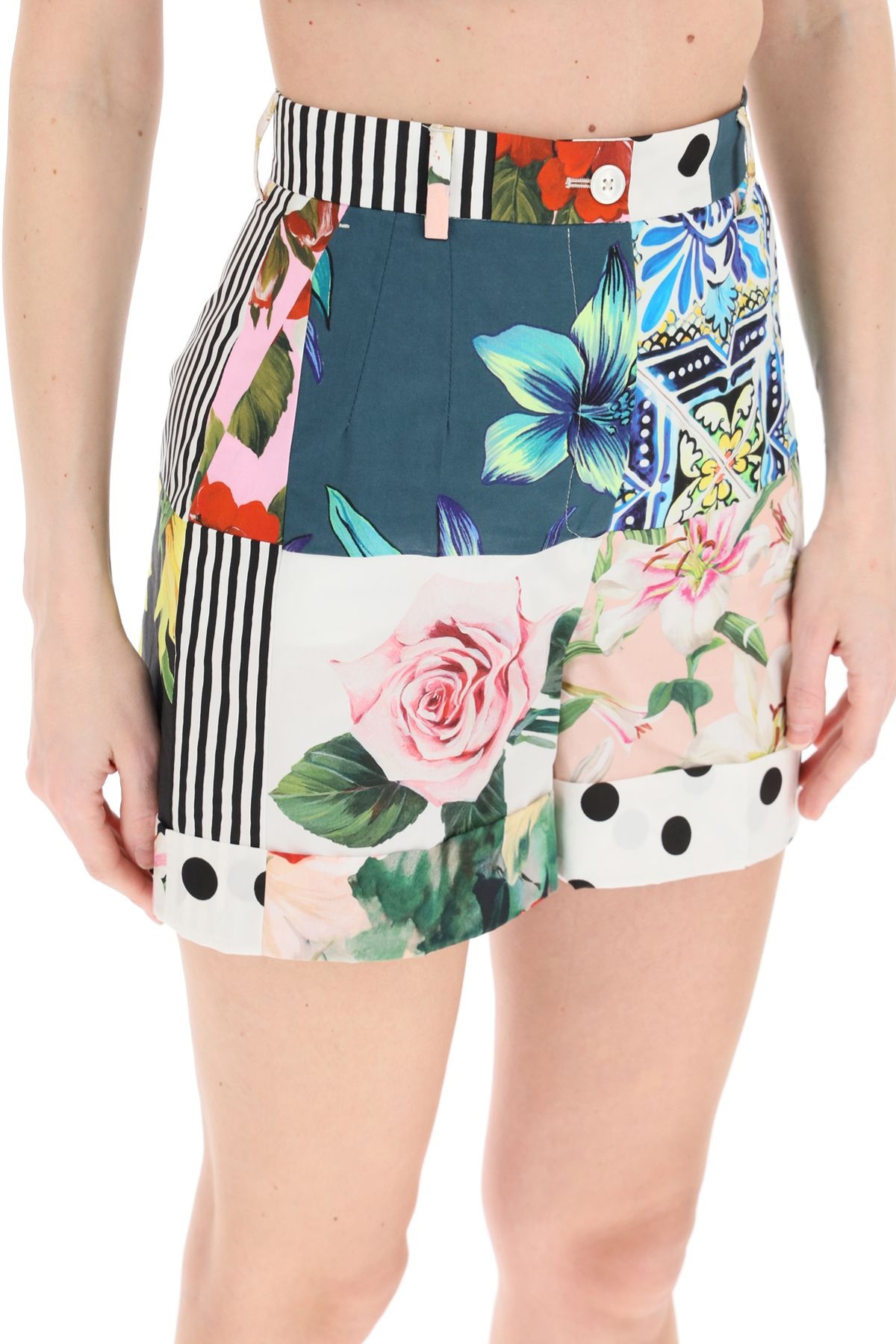 PATCHWORK SHORTS - 5