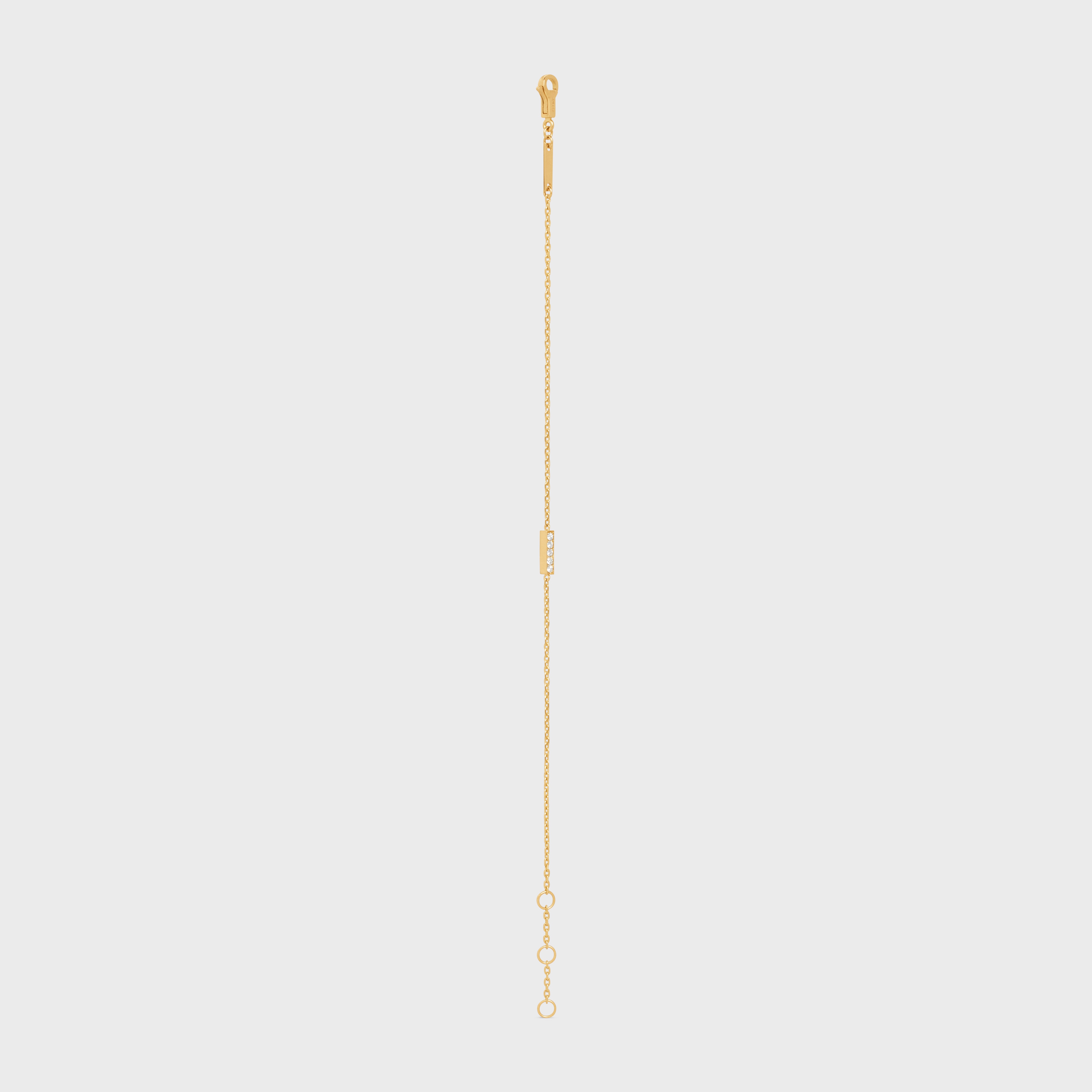 Celine Line Bracelet in Yellow Gold and Diamonds - 3