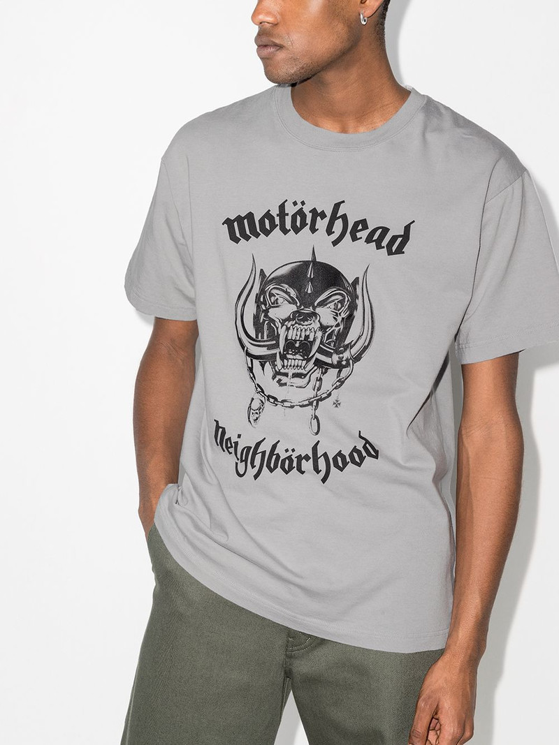 NEIGHBORHOOD x Motörhead slogan-print T-shirt outlook