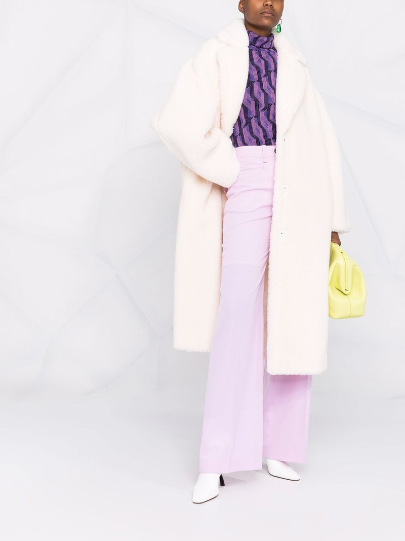 STAND STUDIO Maria faux-shearling coat outlook