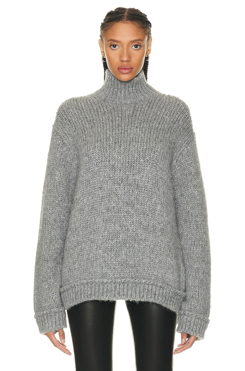 Relaxed Fit Turtleneck Top 1