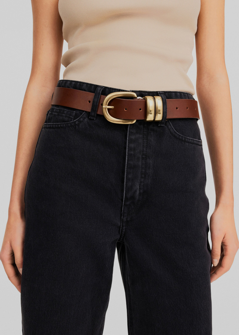 By Malene Birger Zoira Belt - Dark Brown 1
