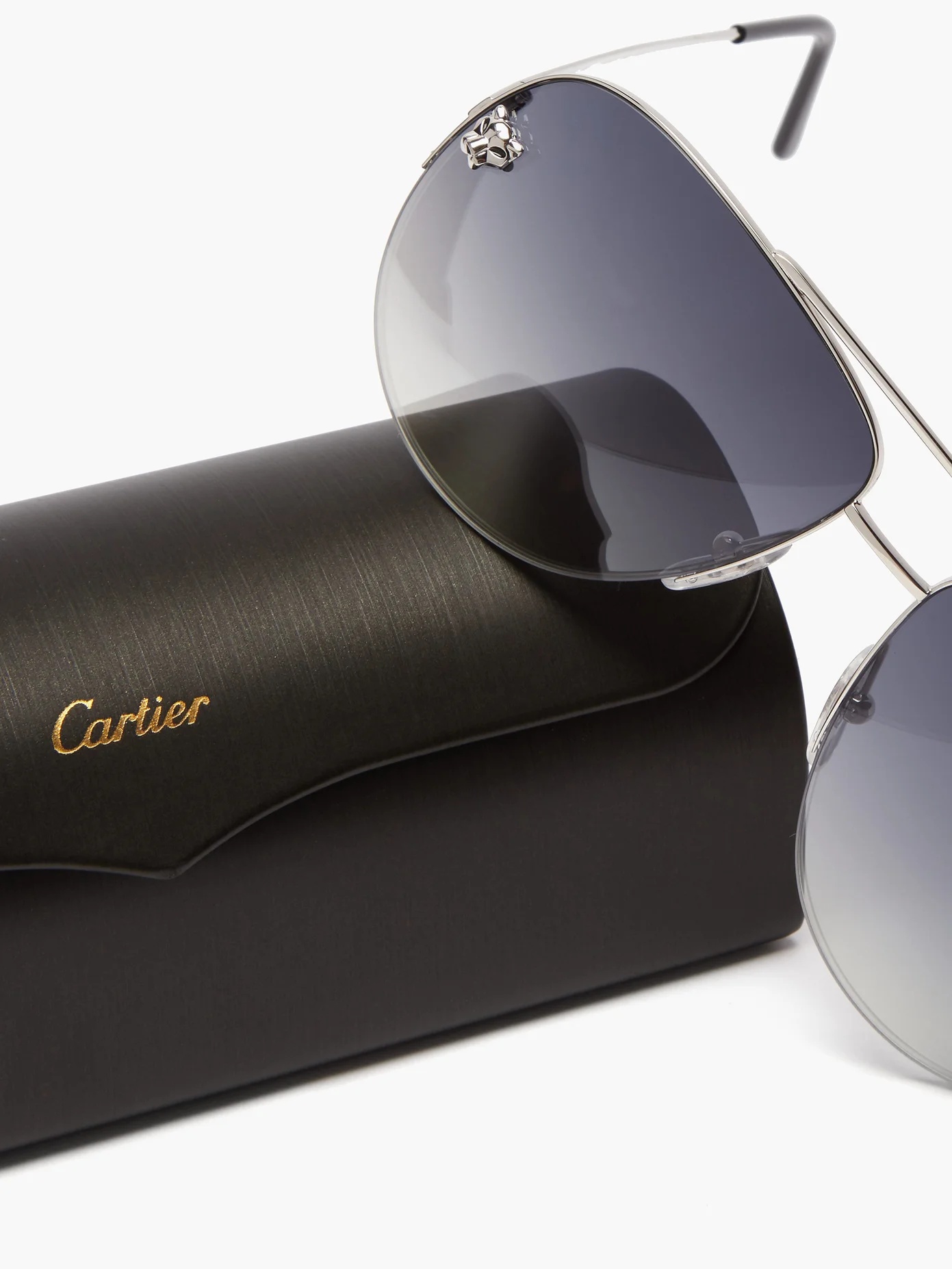 Panthère de Cartier Core aviator metal sunglasses - 5