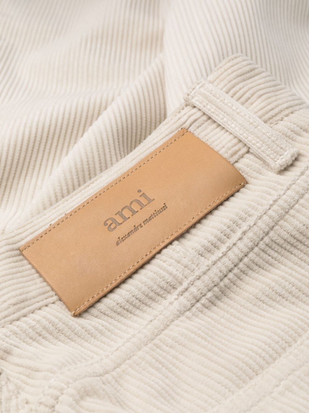 corduroy straight trousers - 12