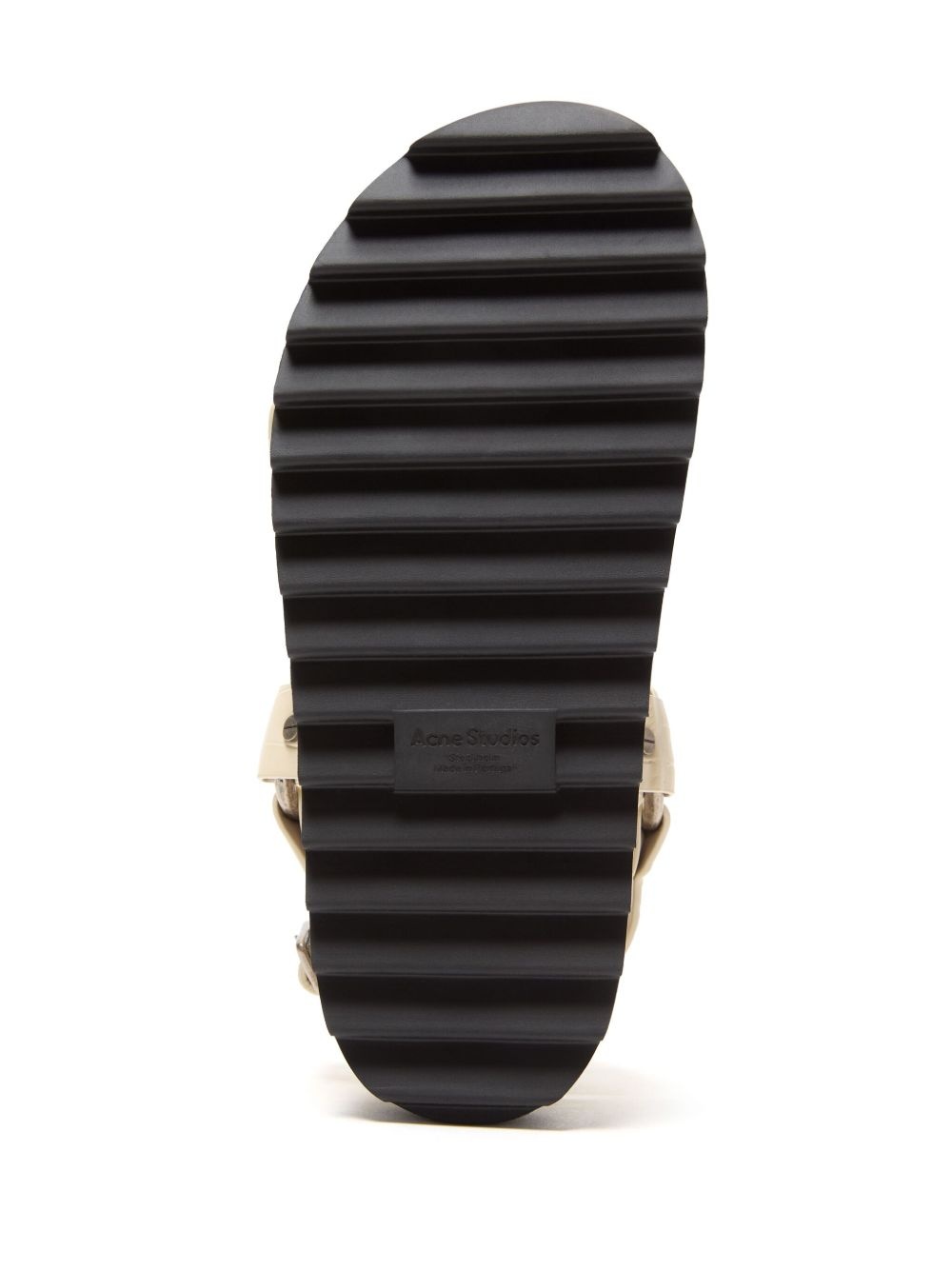 leather buckle sandals - 6