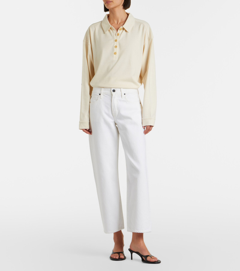 Jamie cropped barrel-leg jeans 6