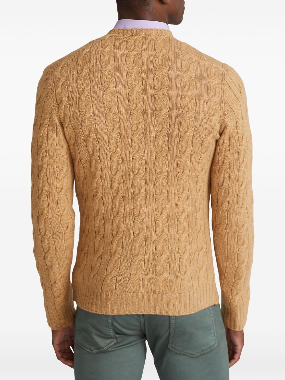 cable-knit jumper - 5