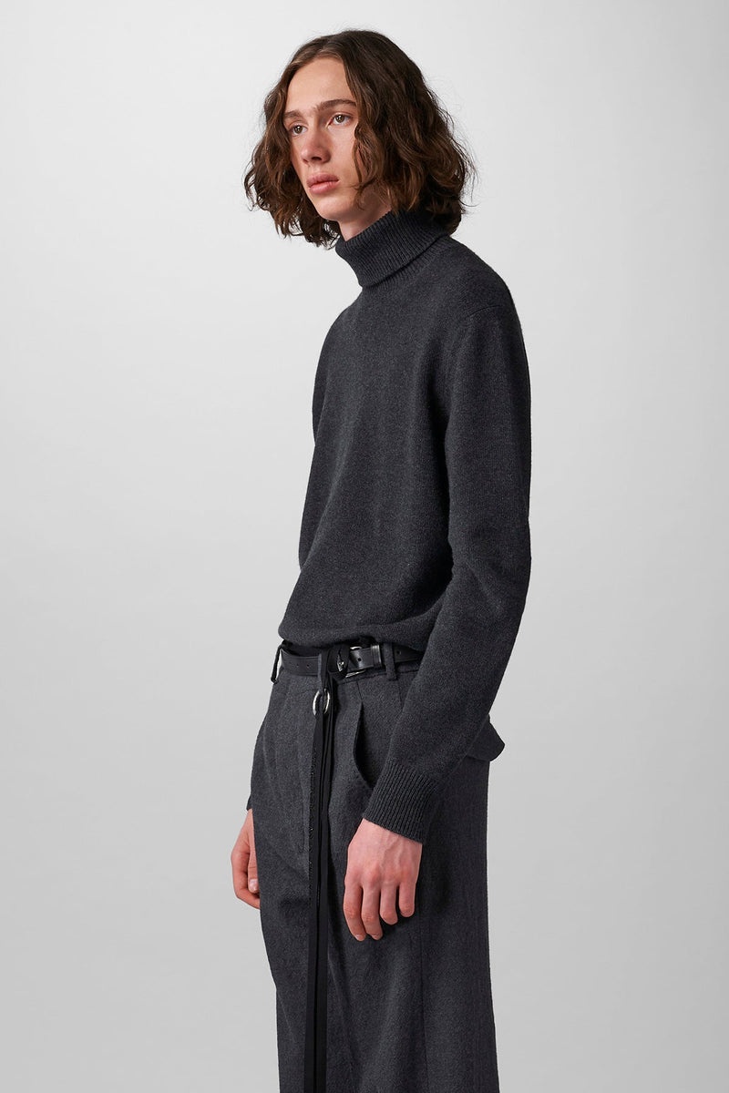 Kurt Knitted Dolcevita Neck Sweater - 2