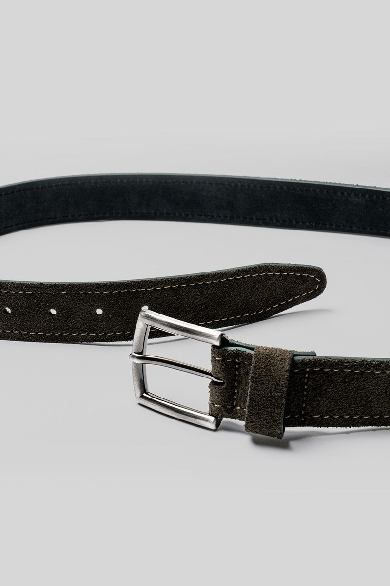 ROBERT BARAKETT Avalanche Leather Belt outlook