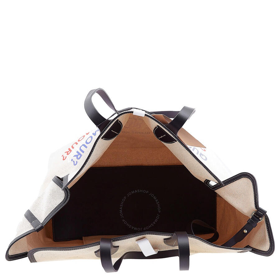 Burberry Burberry Logo Print Large Soft Belt Tote jomashop