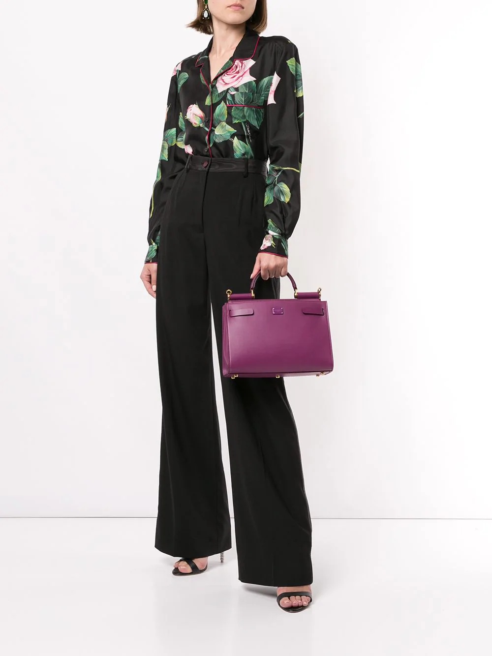 high-waist tailored trousers - 2