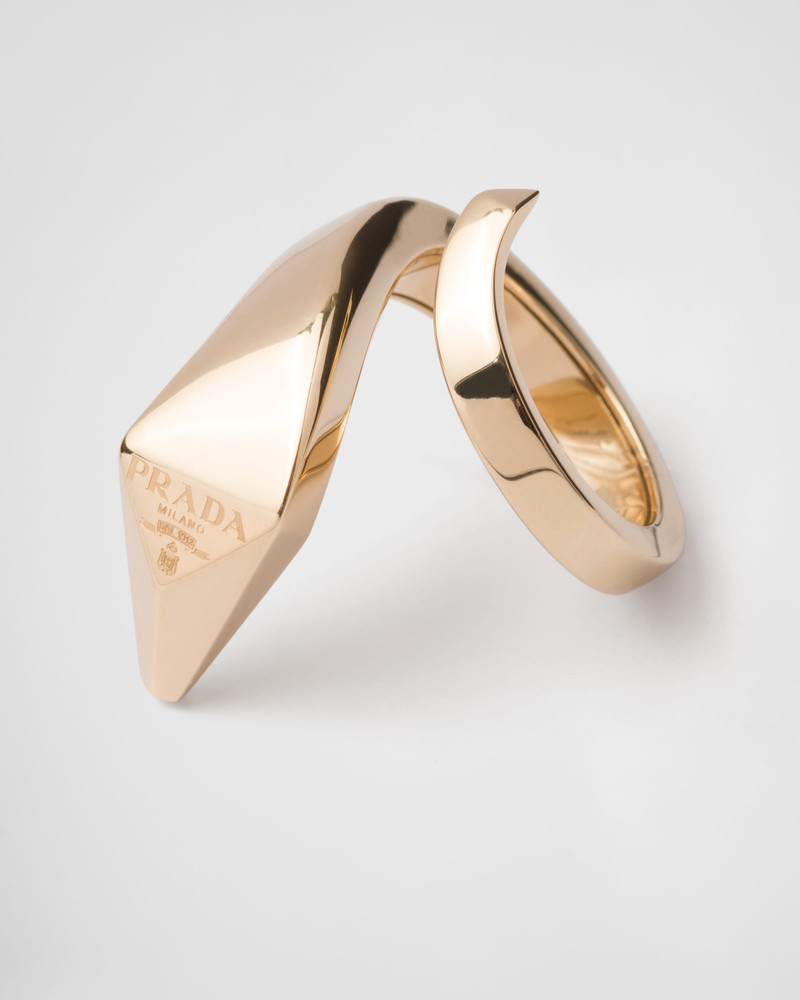 Prada Eternal Gold snake ring in yellow gold outlook