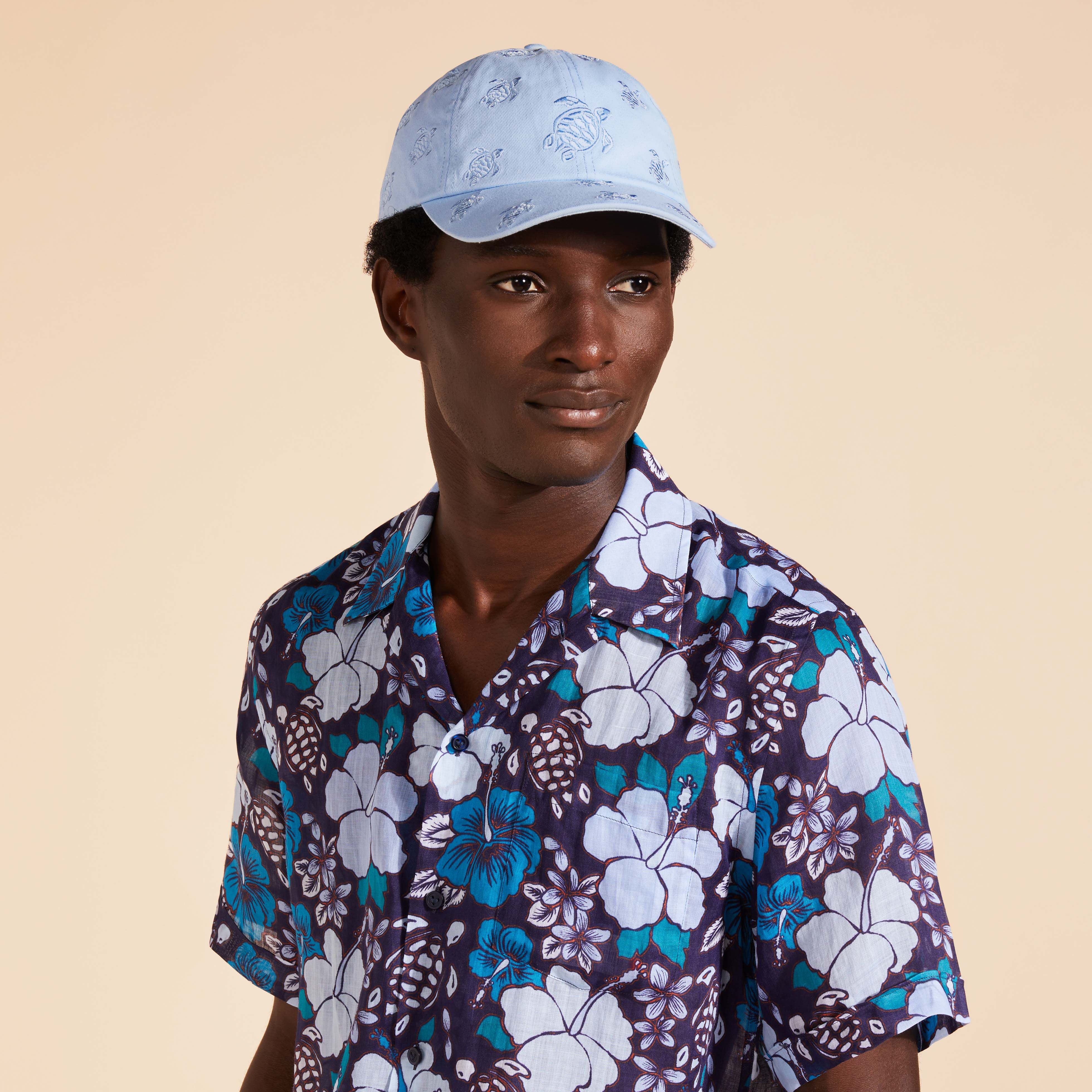 Embroidered Cap Turtles All Over - 3