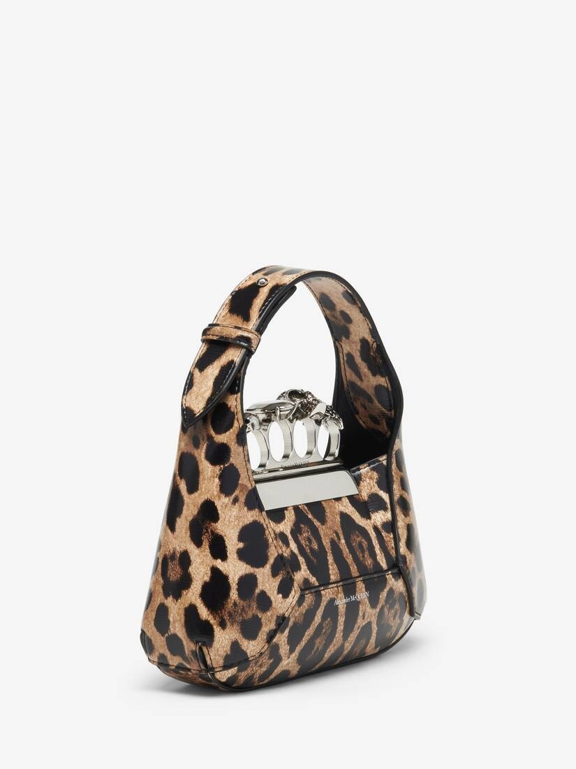 Women's The Jewelled Hobo Mini Bag in Natural/black - 3