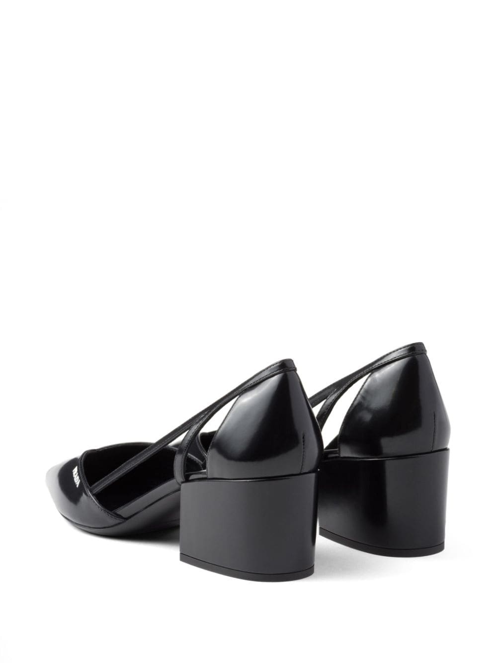 55mm cut-out leather pumps - 2
