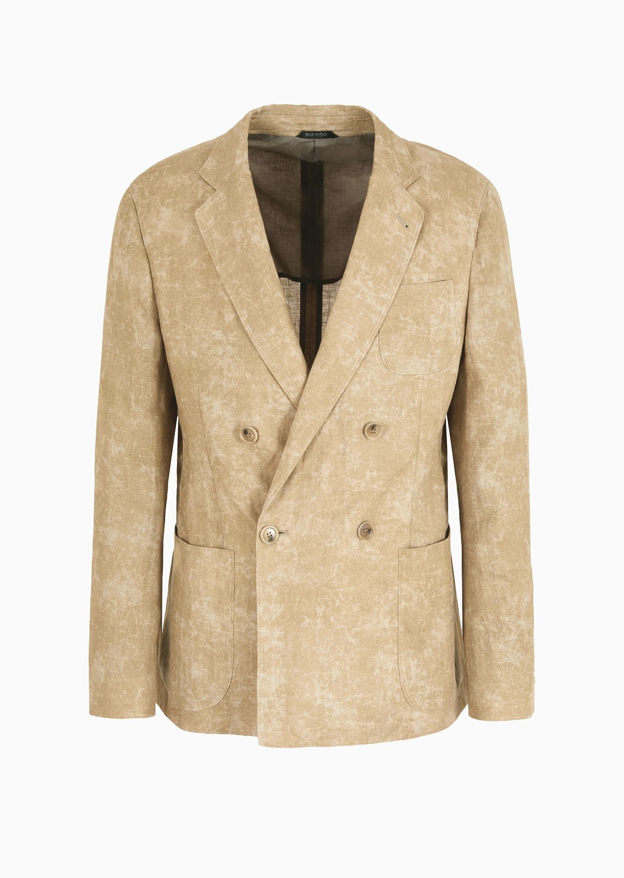 Upton line linen double-breasted jacket - 1