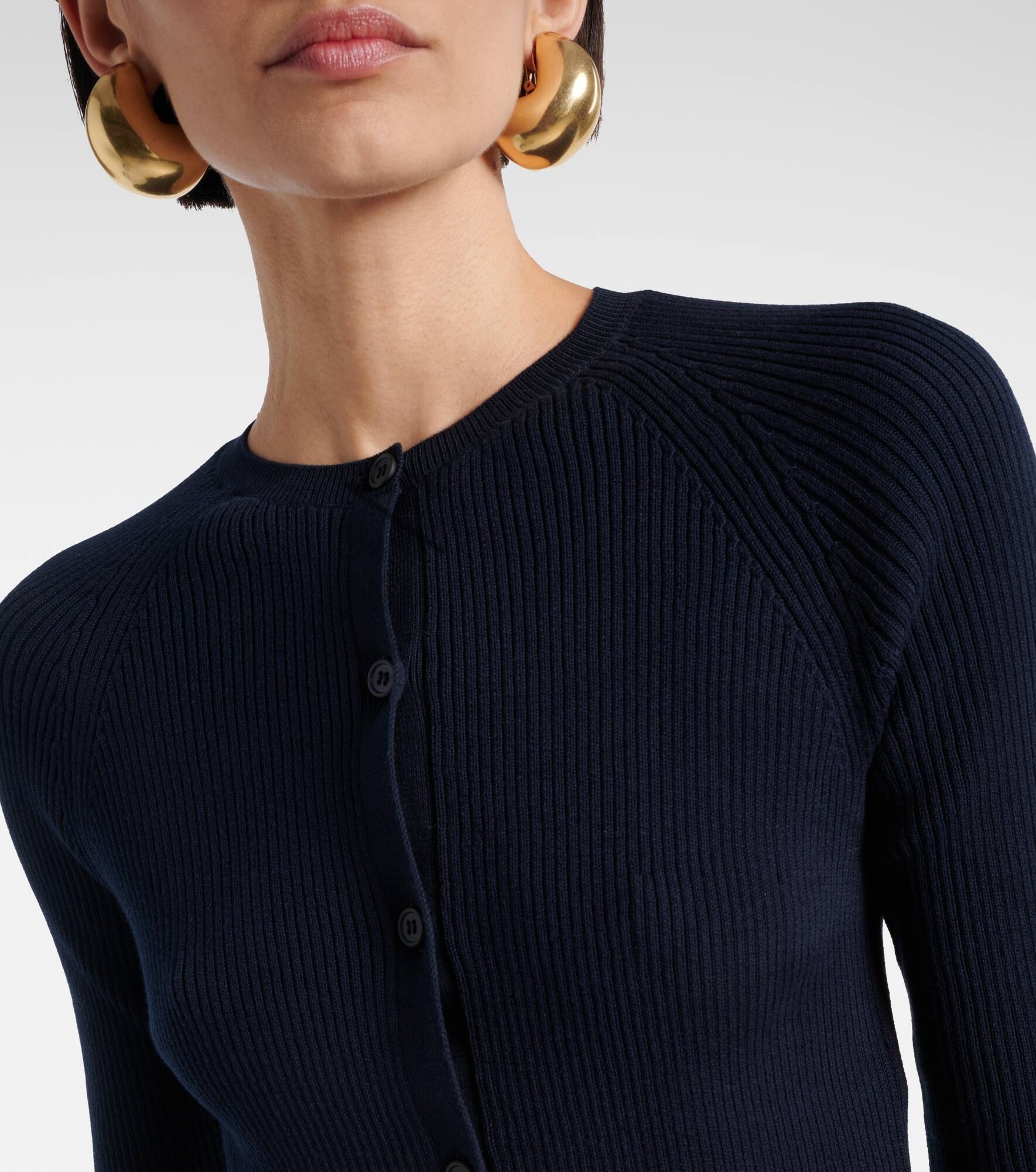 Kassel ribbed-knit crop top - 4