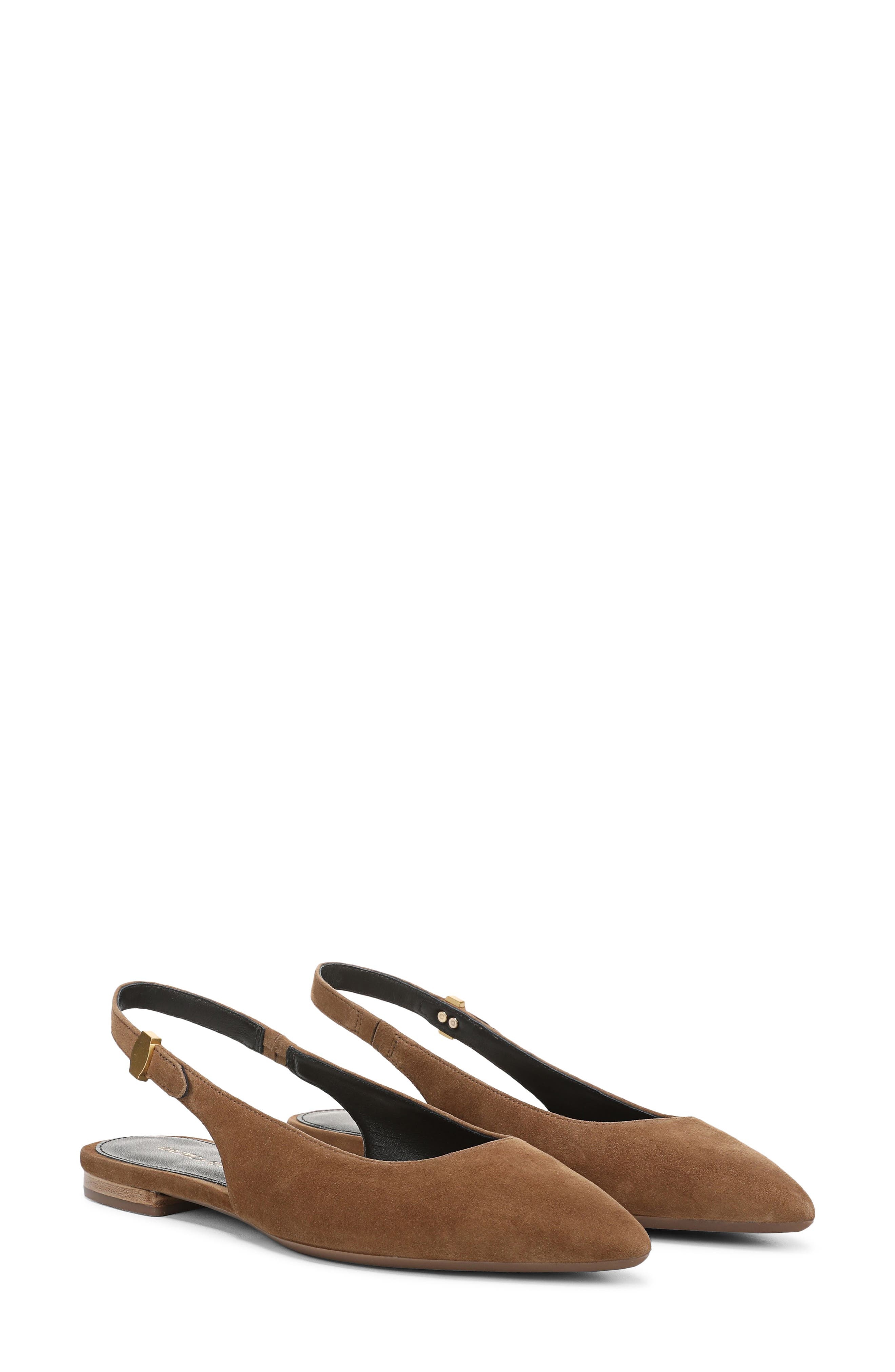 Veronica Beard Shina Slingback Pointed Toe Flat in Hazelwood at Nordstrom - 8