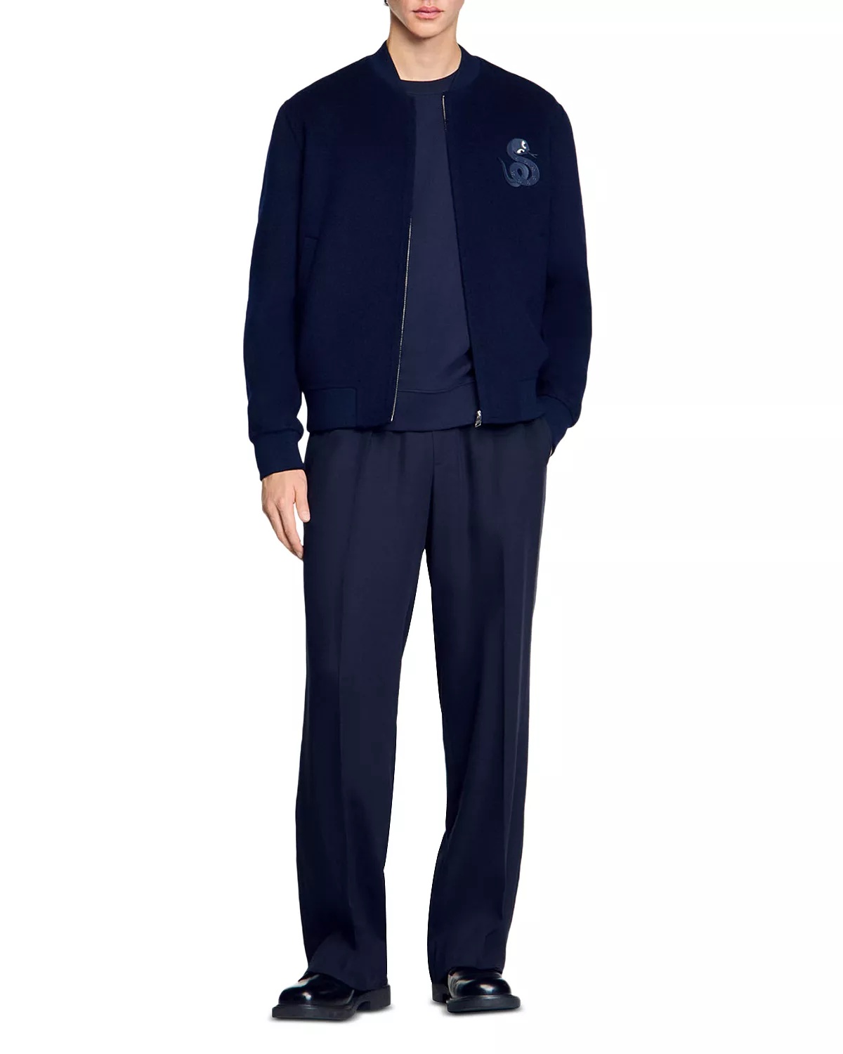 Double Faced Snake Detail Jacket - 2