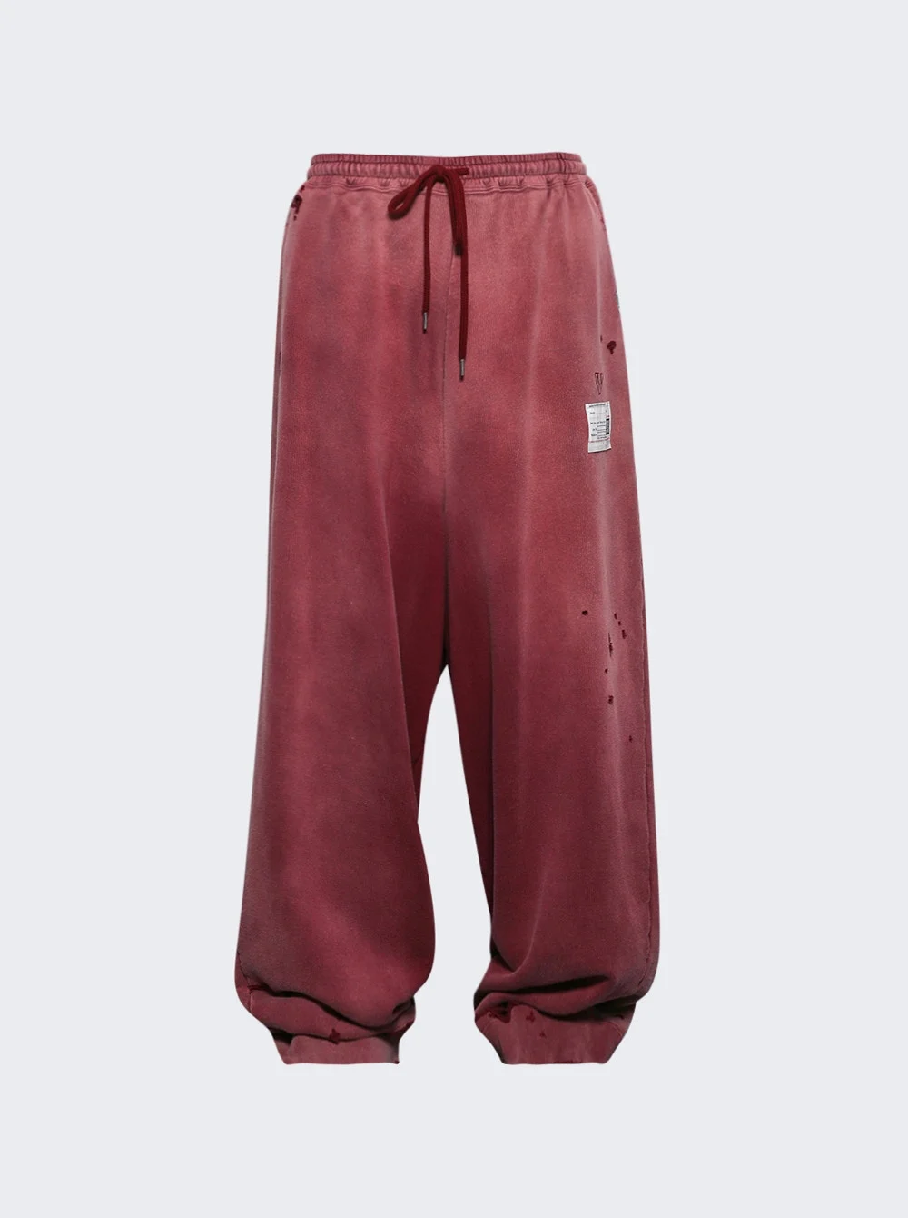 Sun Faded Pants Bordeaux - 1