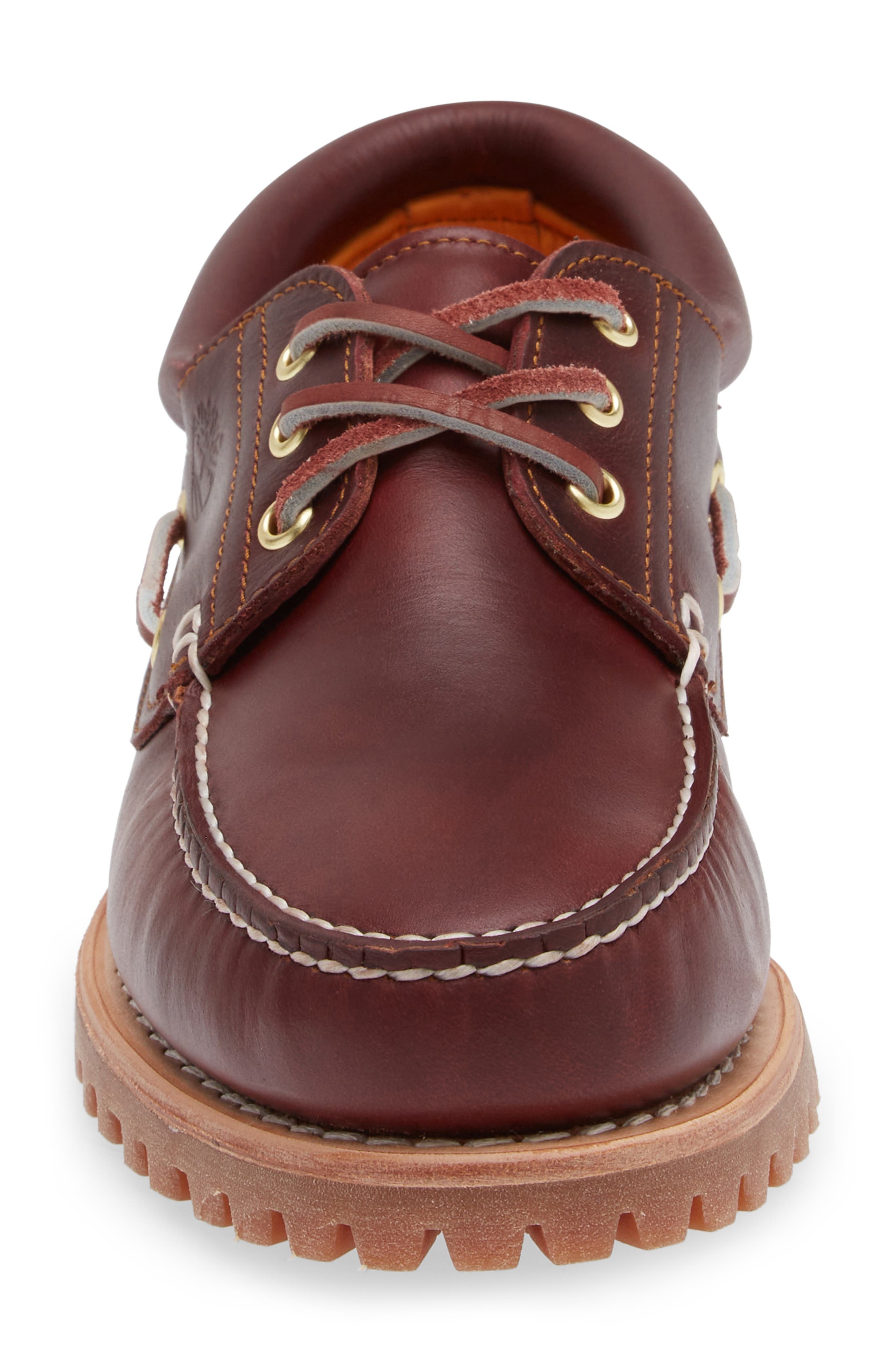 Timberland Authentic Boat Shoe in Burgundy at Nordstrom - 4