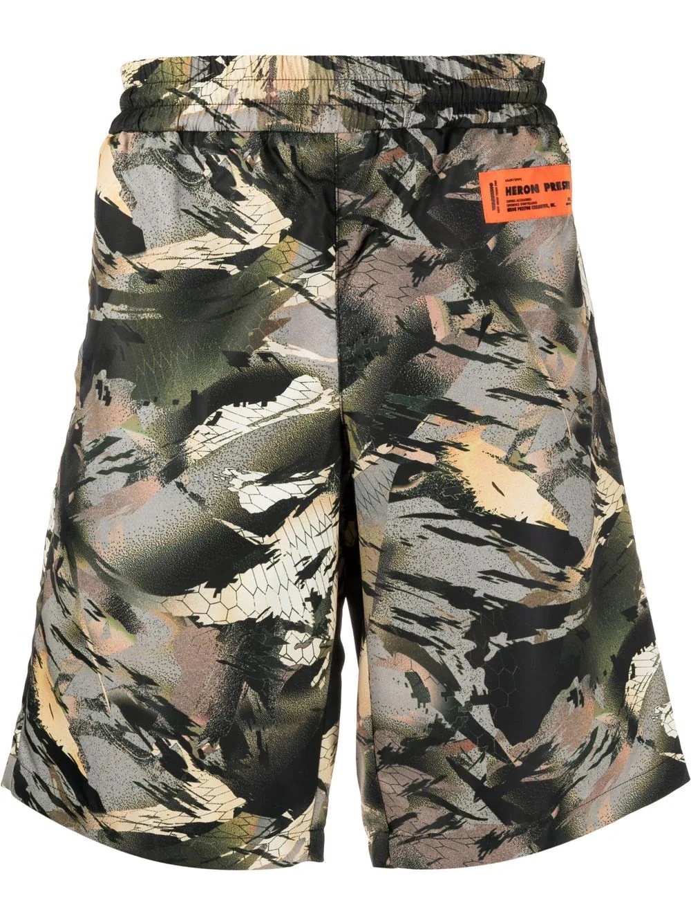 camouflage-print shorts - 1