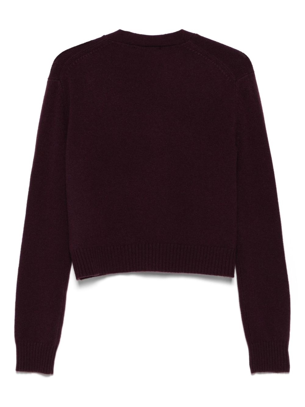 cashmere knitted top - 2