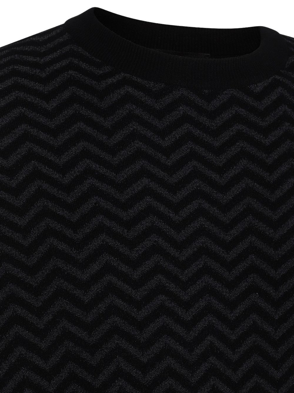 chevron-pattern sweater - 3