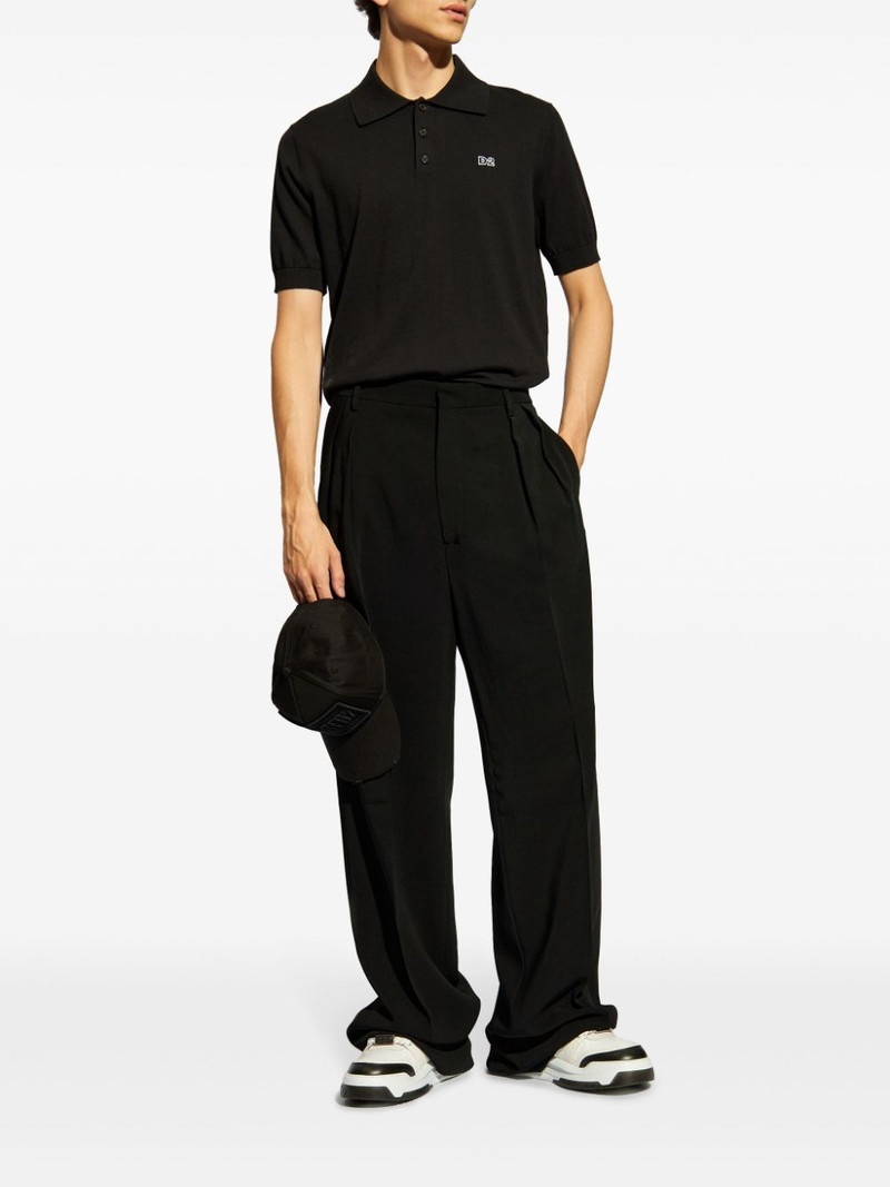 DSQUARED2 logo patch polo shirt outlook
