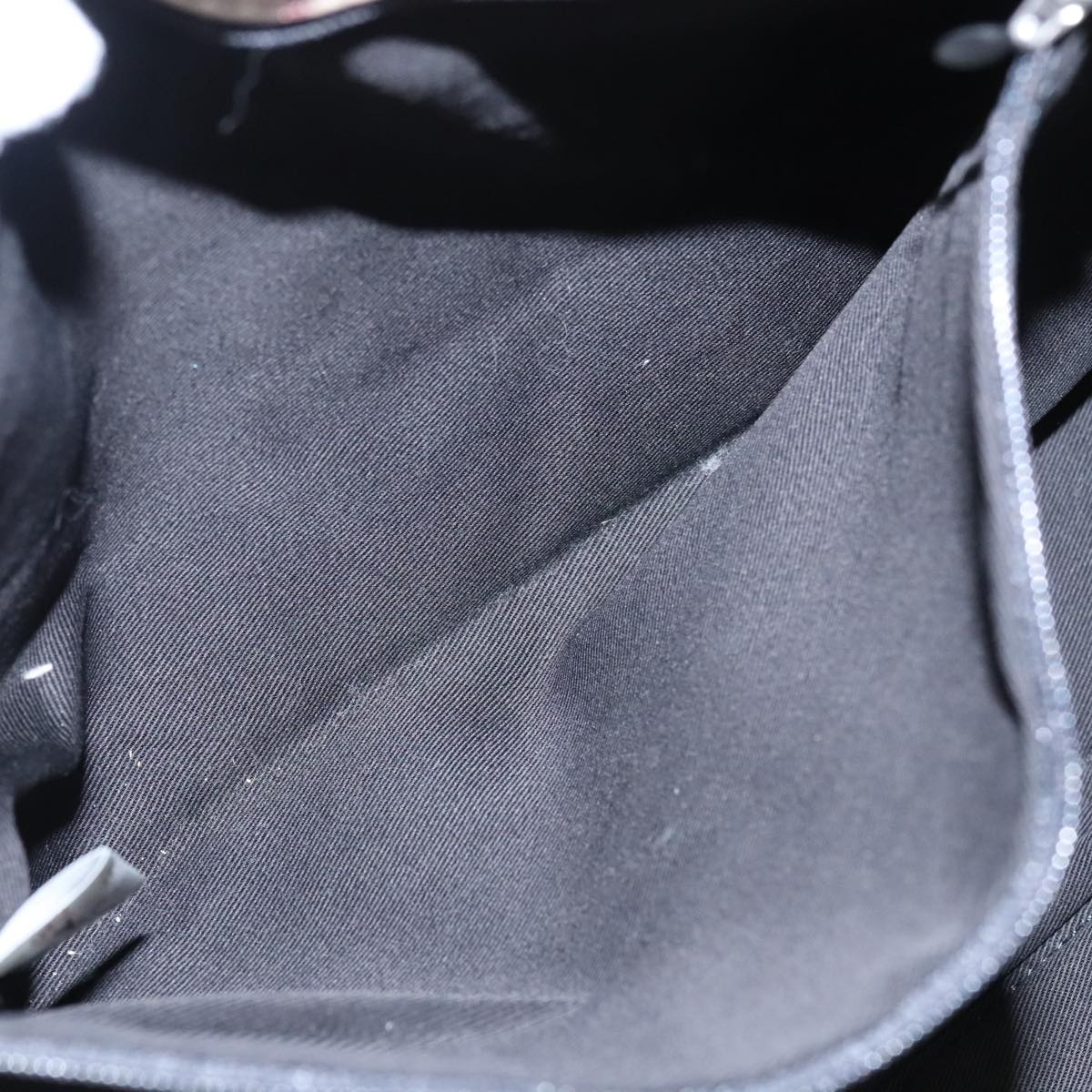 Burberry Blue Label Tote Bag Canvas Silver Black - 12
