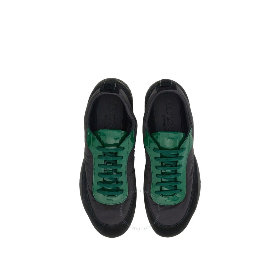 Ferragamo Patent Leather Trim Sneaker - 3