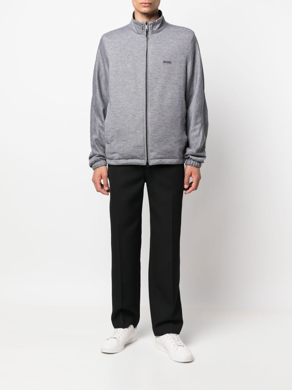 logo-print reversible jacket - 6