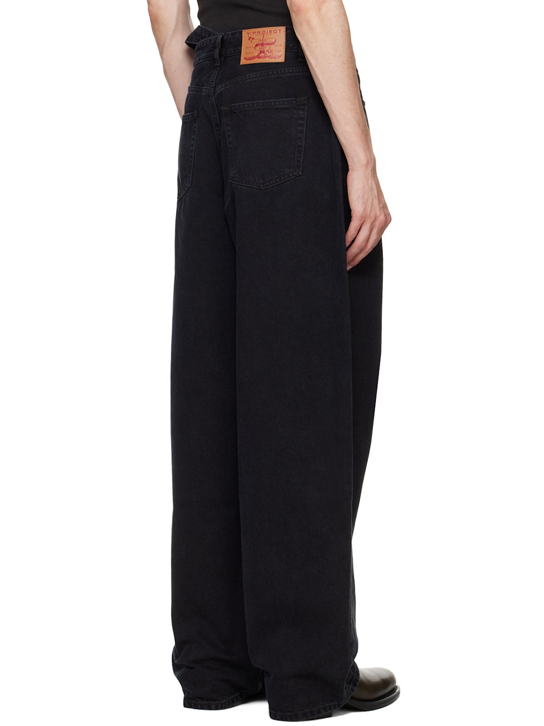 Black Multi Waistband Jeans - 3