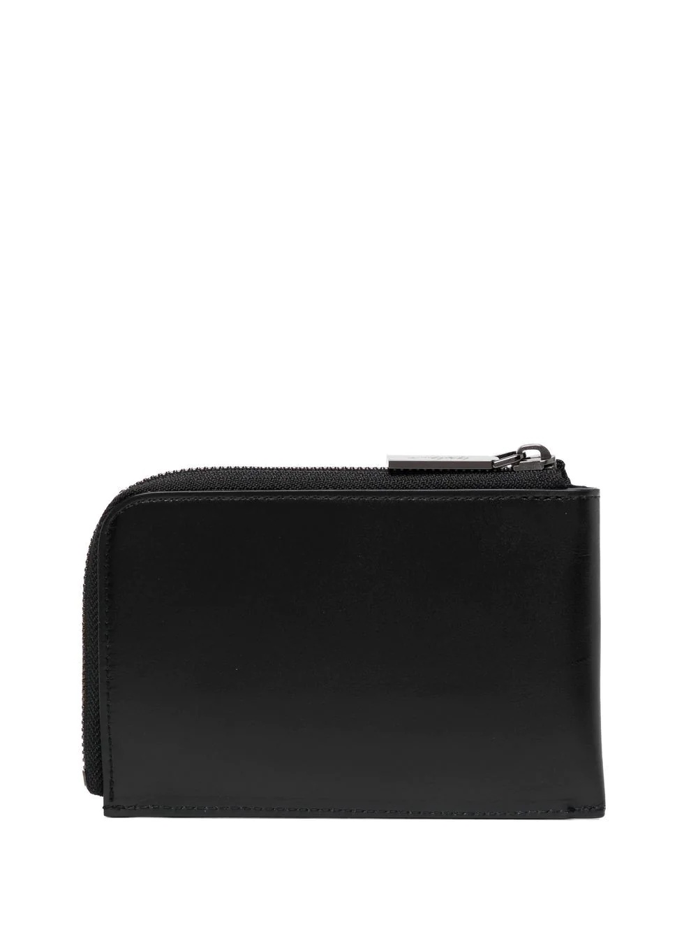 logo-print leather wallet - 2