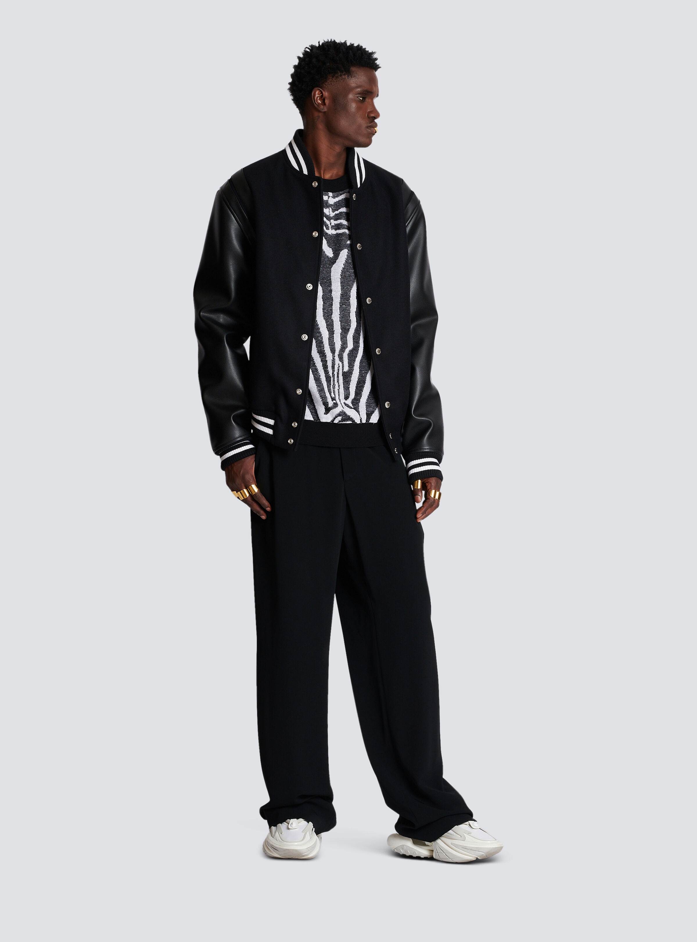 Zebra print linen jumper - 2