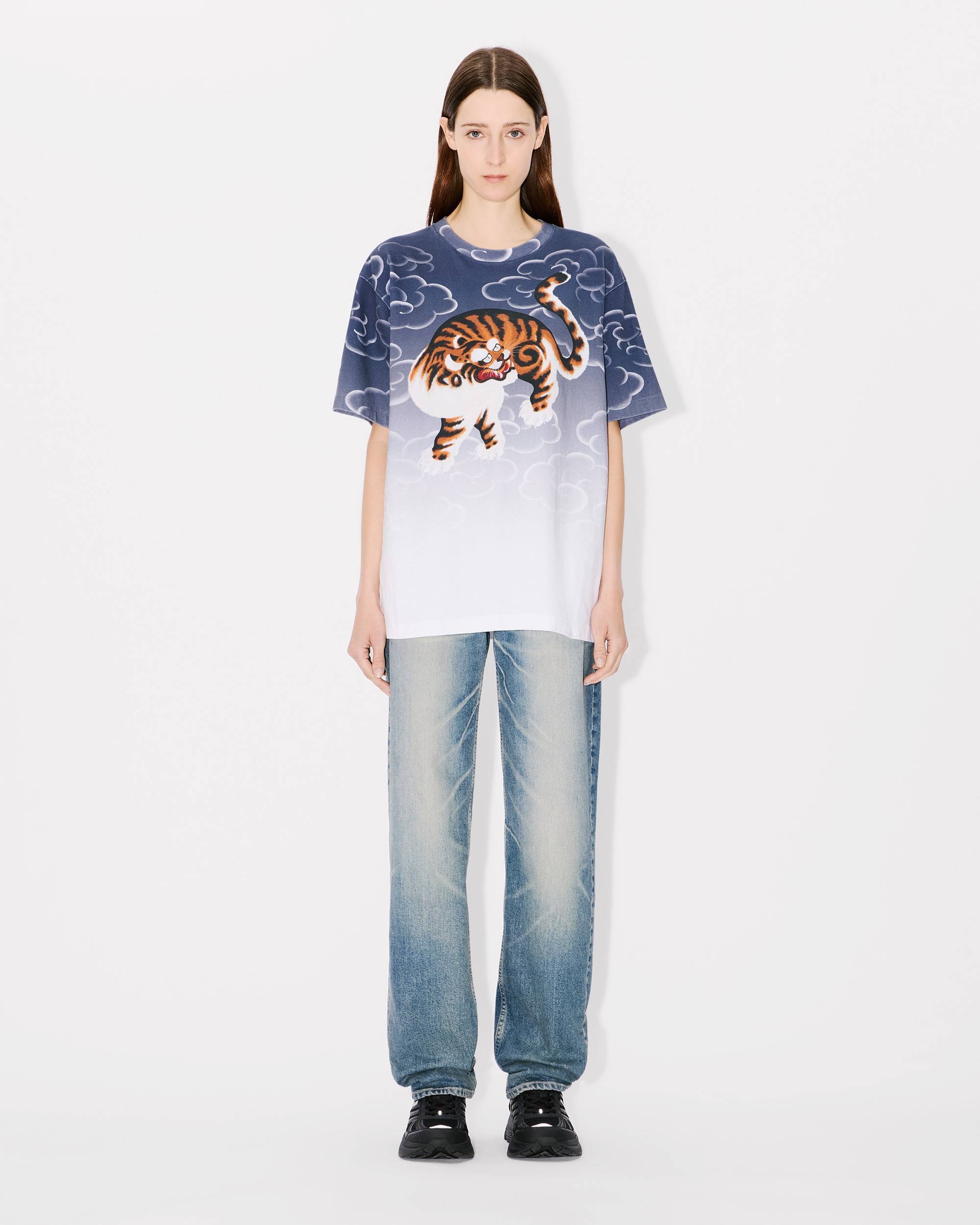 'KENZO Cloud Tiger' genderless oversized T-shirt - 5