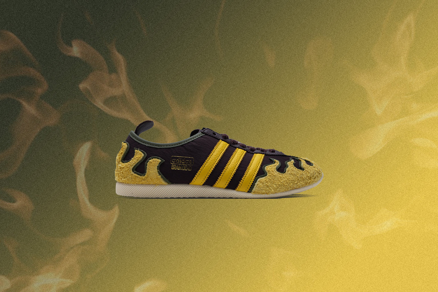 ADIDAS X BRAIN DEAD JAPAN LOW - SHADOW BROWN/HAZEL YELLOW/OFF WHITE - 5