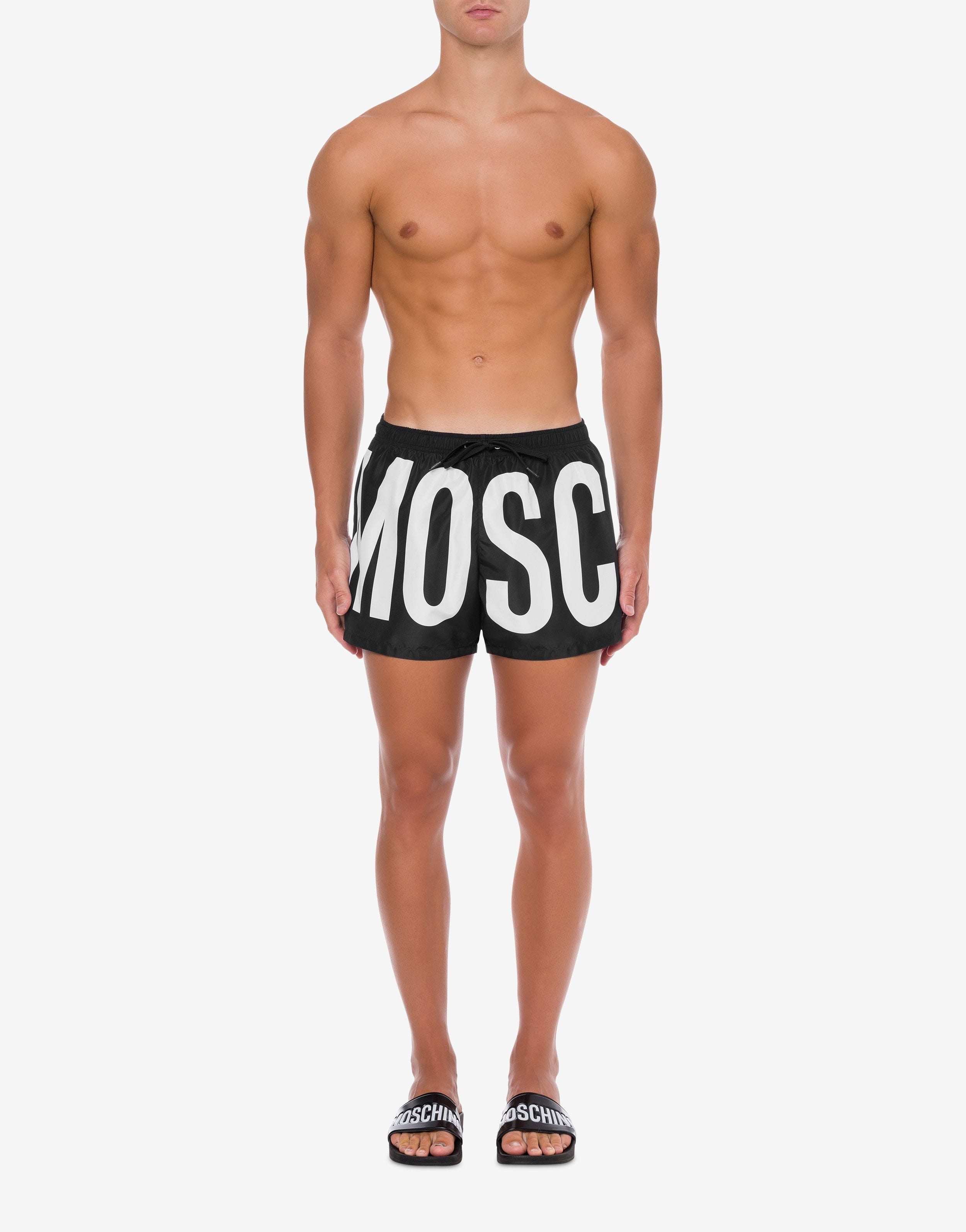 MAXI LOGO NYLON SWIM TRUNKS - 2