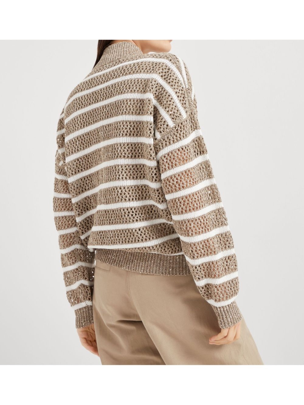 striped cardigan - 4