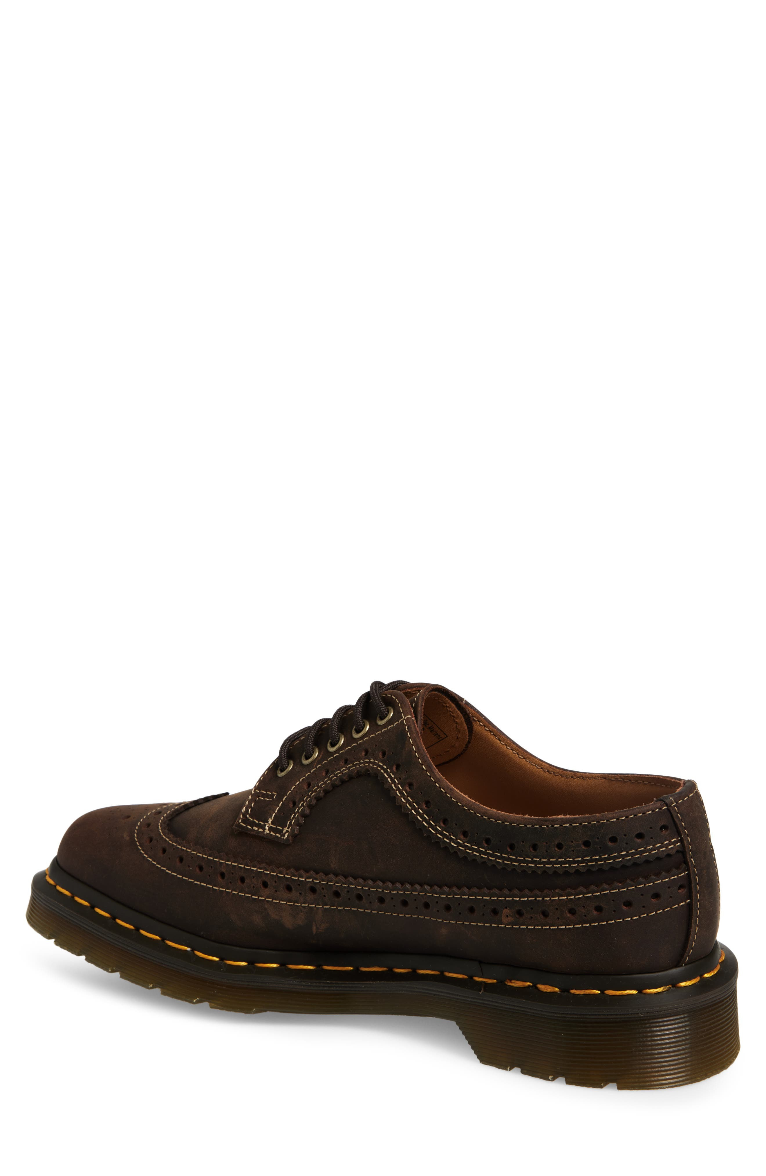 Dr. Martens 3989 Wingtip Derby in Dark Brown at Nordstrom - 2
